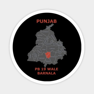 PB 19 Wale Barnala Magnet